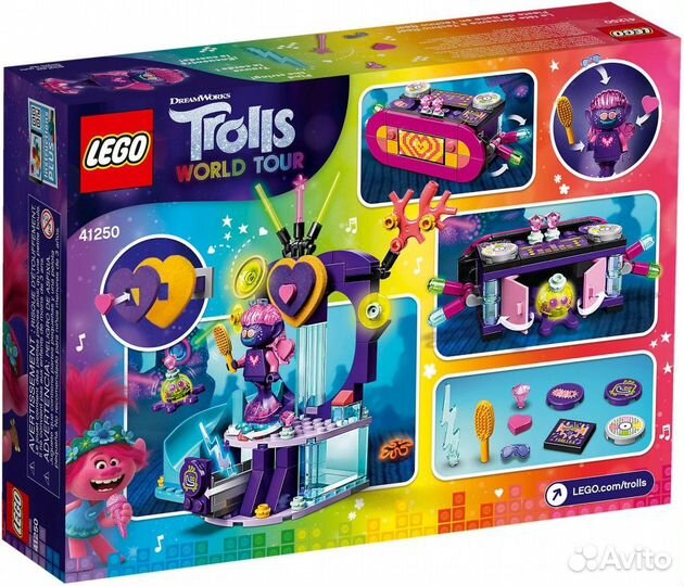 Lego Trolls World Tour 41250 Вечеринка на Техно-ри