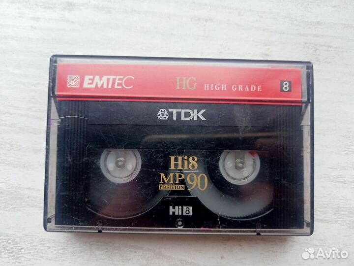 Кассета Hi8 для видеокамеры