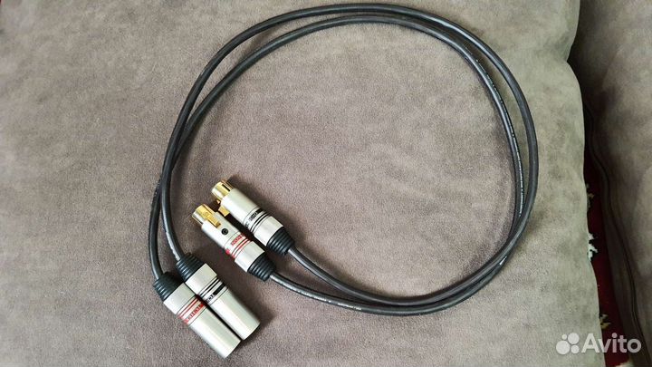 Кабель XLR Audioquest Red River pvc 0,75м