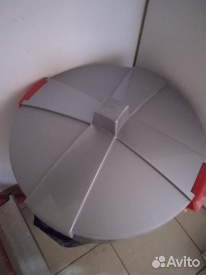 Уличный бак для мусора Бинго с крышкой 47x66x47 см