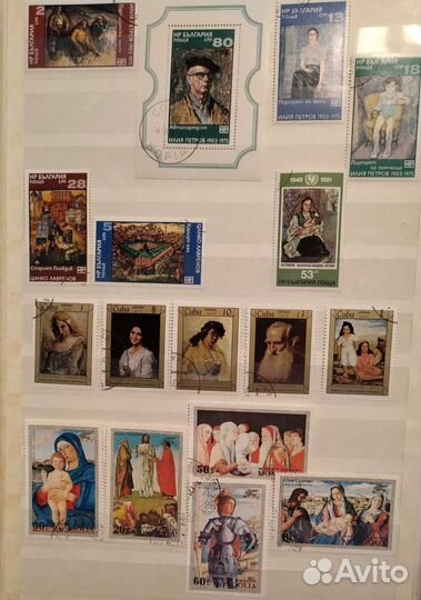 Марки Искусство, СССР и зарубежные