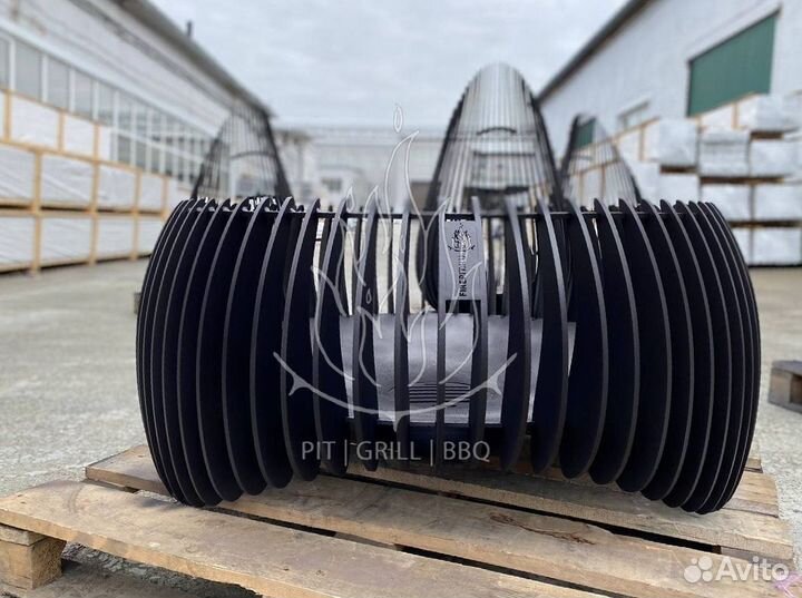 Уличный камин Калифорния Хеви, очаг для костра