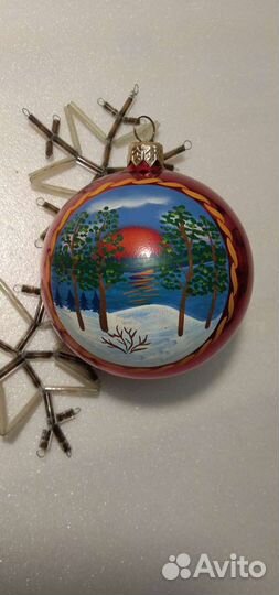 Елочные игрушки ссср, снежинки, шары