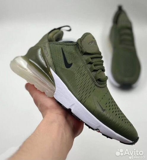 Nike air max 270 зелёные бел. подошва разм. 41