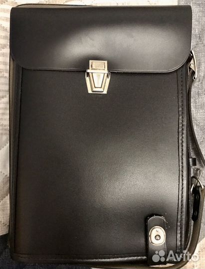 Сумка полевая офицерская черного цвета