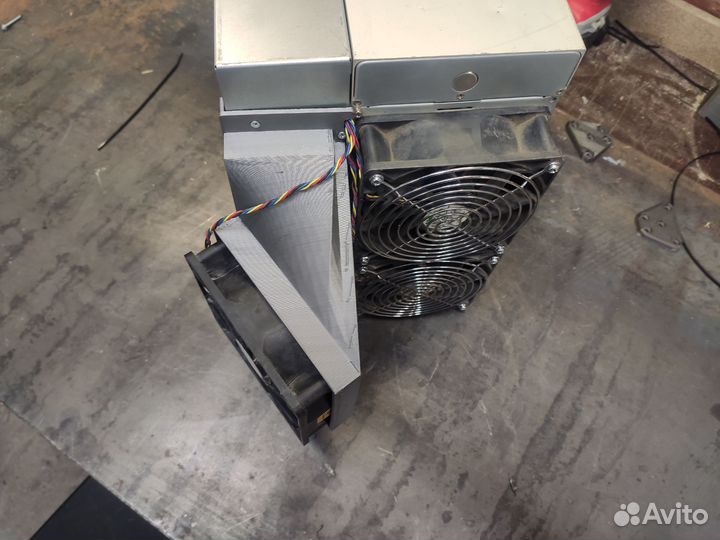 Фланец бп Асик S19 L7 под 120мм вент левый