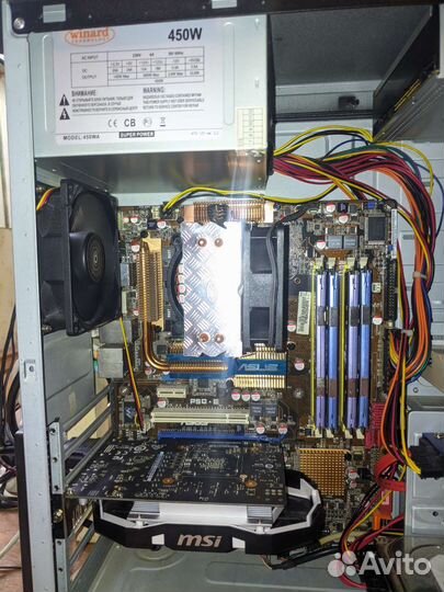 Материнская плата asus P5Q-E+Е5450+8Gb