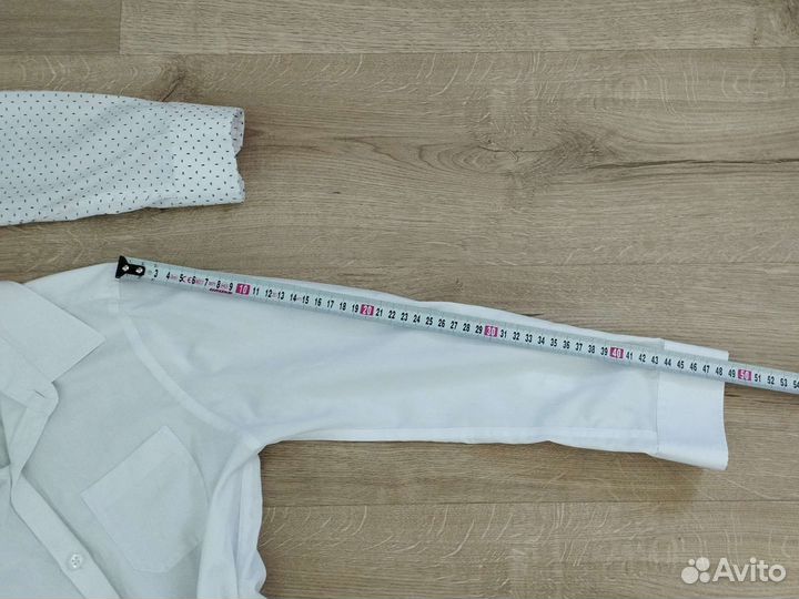 Рубашка белая 134-140см