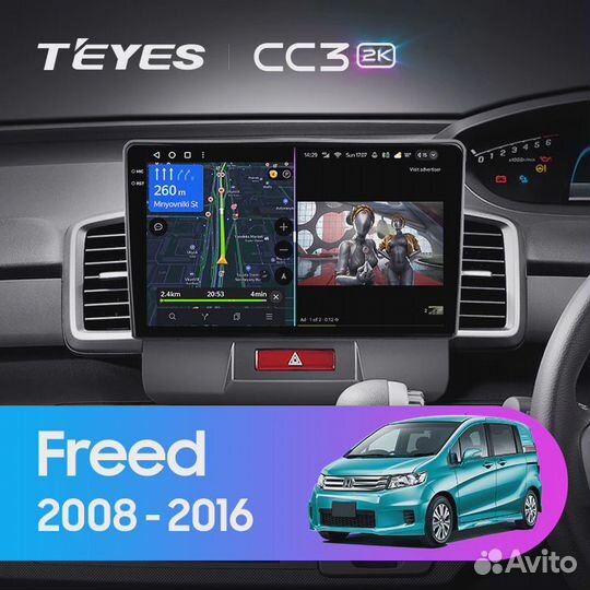 Teyes CC3 2K 4Gb+64Gb Honda Freed 2008-2016