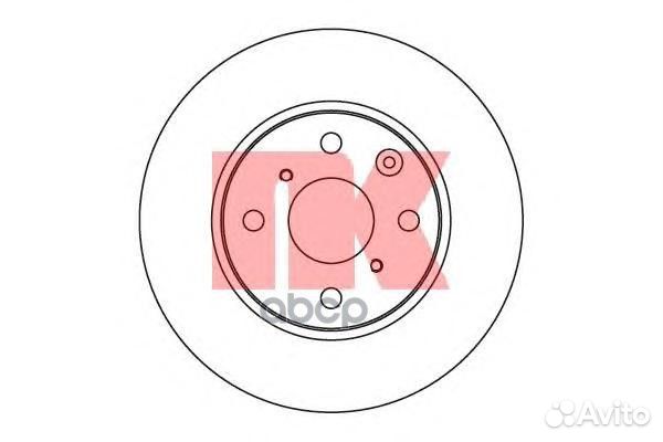 Диск тормозной передний вентилируемый citroen C