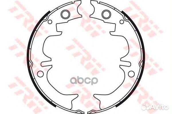 Колодки барабанные GS8714 TRW