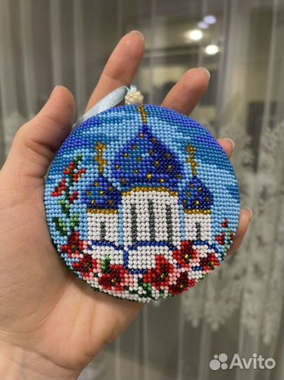 Игрушка-талисман из бисера