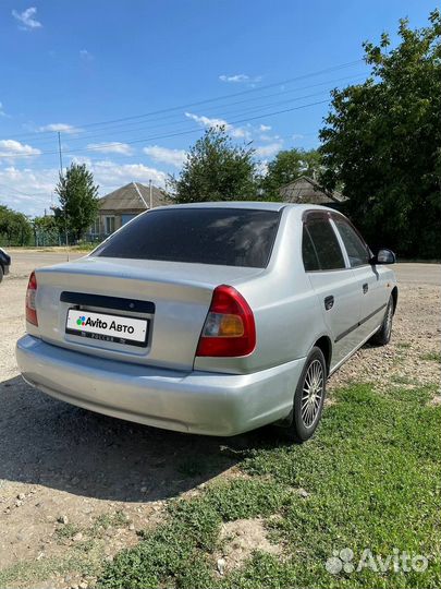 Hyundai Accent 1.5 МТ, 2005, 130 000 км