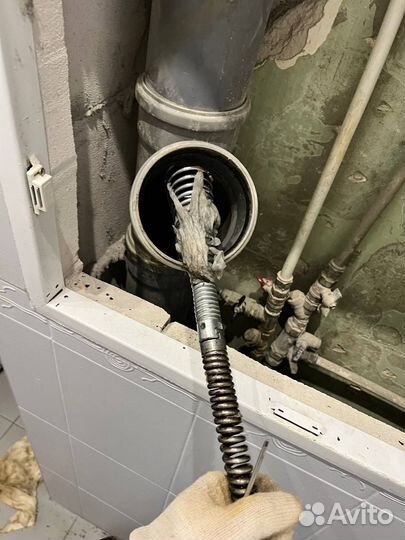 Прочистка канализации Устранение засоров 24/7