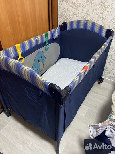 Манеж детский с матрасом