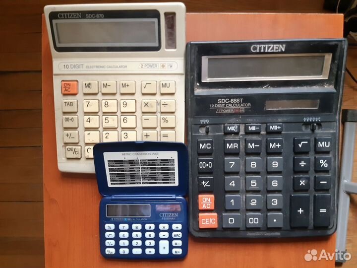 Калькулятор citizen б/у