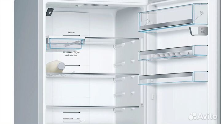 Холодильник Bosch KGN56HI30M Series 6, 417 л