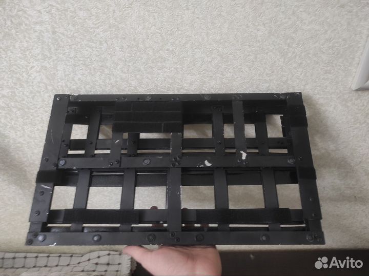 Педалборд алюминиевый на 10 педалей 2х рядный