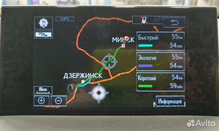 Карты Белоруссии Toyota Lexus (2014-2020) microSD