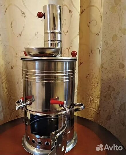 Самовар+чайник заварной