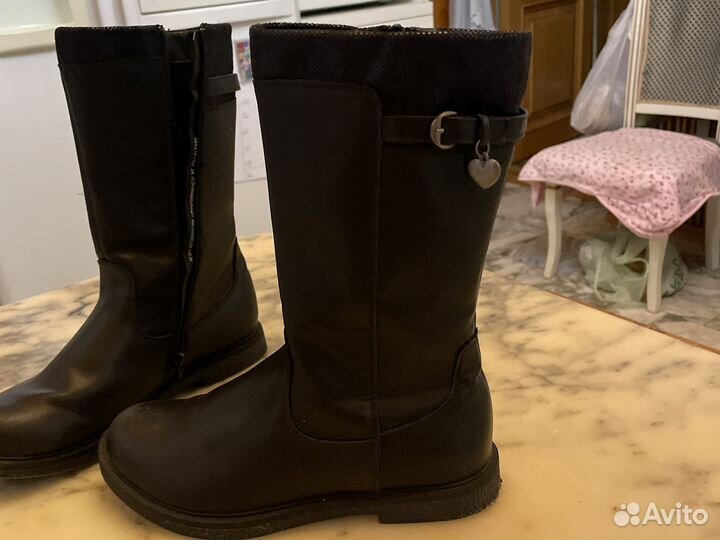 Сапоги для девочки 34р