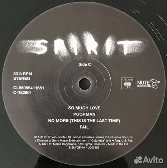 Виниловая пластинка Depeche Mode Spirit (180 Gram