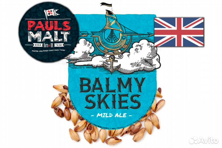 Английский базовый солод Венский Pauls Malt