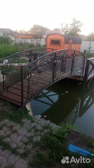 Декоративный мостик, перилла