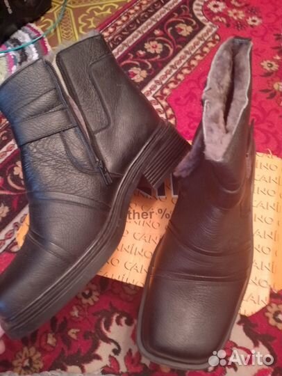 Полусапожки зимние мужские