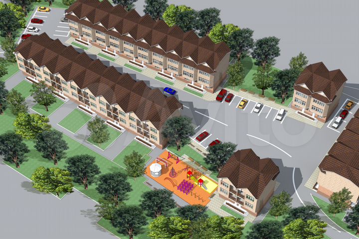 Таунхаус 200 м² на участке 4 сот.