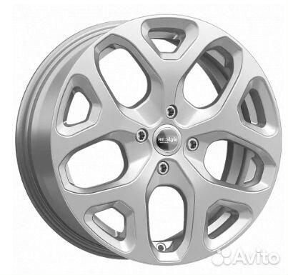 K&K кс869 6,5x16 4x100 ET43 DIA60.1 сильвер