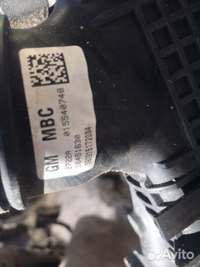 Кассета радиаторов с вентиляторами Опель Инсигния