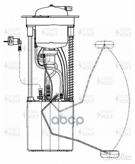 Топливный насос Audi Q5 (08) 2.0TFSi SFM1212