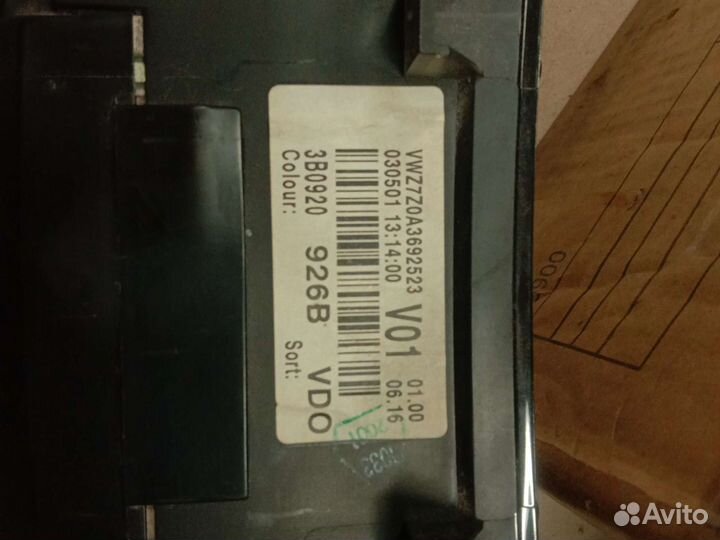 Панель приборов (щиток) passat B5+