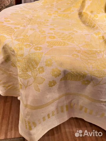 Скатерть лен СССР новая