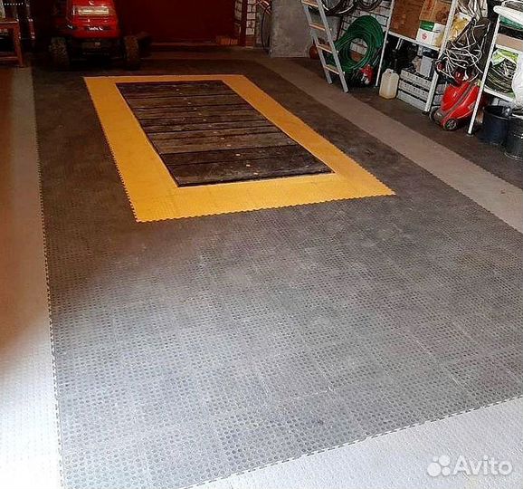 Модульные полы для гаража