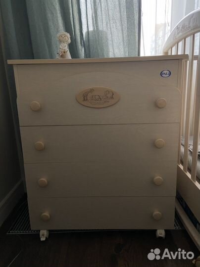 Детская кроватка и комод Pali Zoo