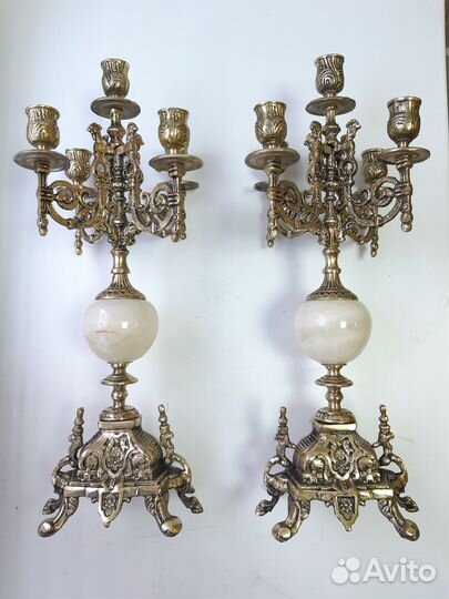 Канделябры из бронзы