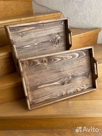 Поднос деревянный