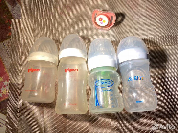 Бутылочки для кормления pigeon avent цена за все