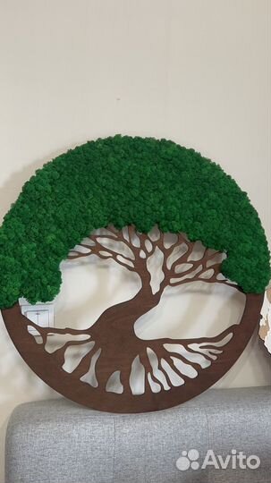 Дерево жизни из стабилизированного мху d70см