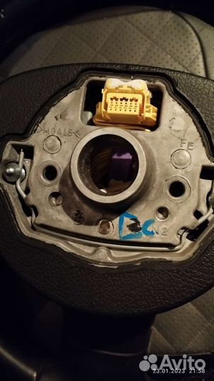 Кожаный руль volkswagen