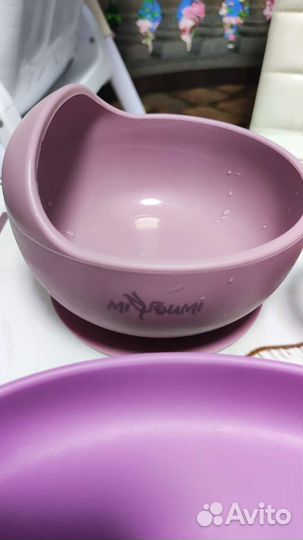 Силиконовая детская посуда Miyoumi