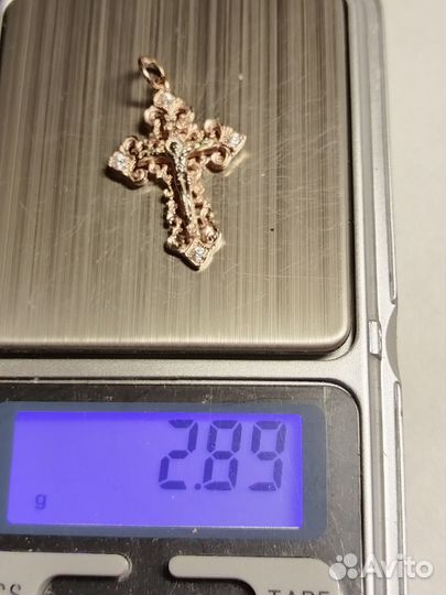 Золотой крестик