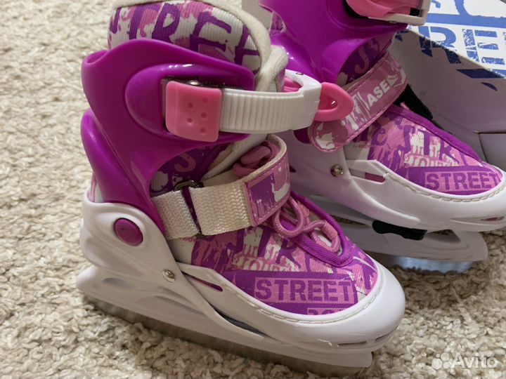 Коньки детские 26-29 раздвижные