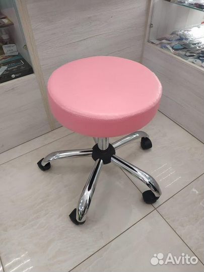 Стул для мастера, крестовина хром