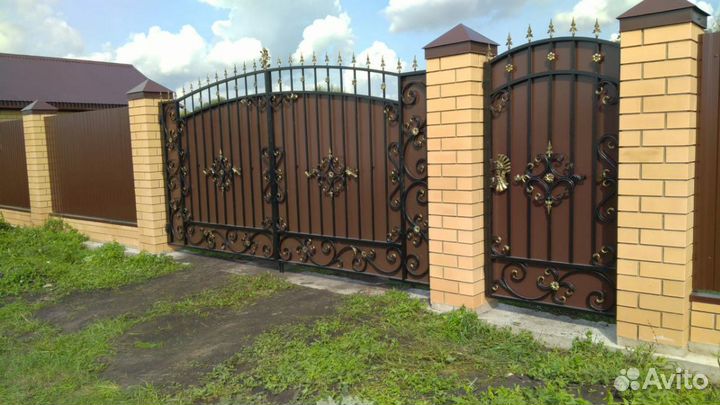 Ворота кованые