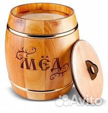 Мед цветочный (можно в бочонке)