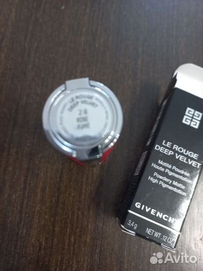 Помада givenchy le rouge deep velvet