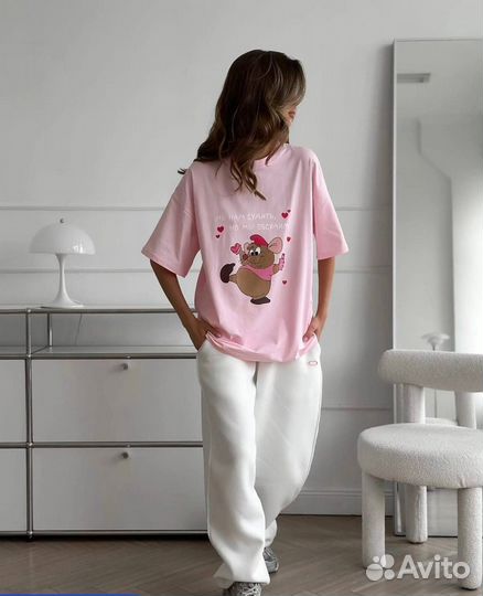 Футболка женская оверсайз